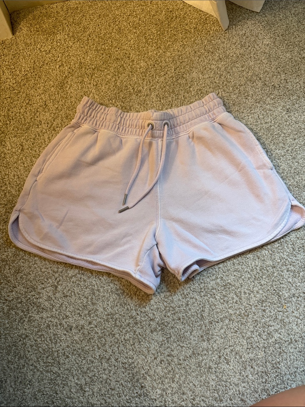 aerie Light Lavender Athletic Drawstring Shorts